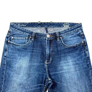 Tommy Bahama Tommy Jeans Mens 38x32 Standard Fit Medium Wash Blue Denim RN86549